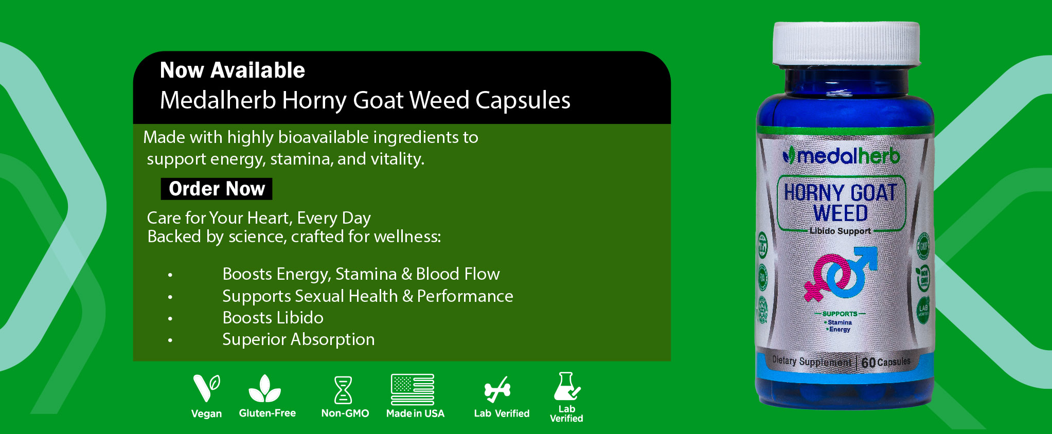 Medalherb Horny Goat Weed Capsules Cover